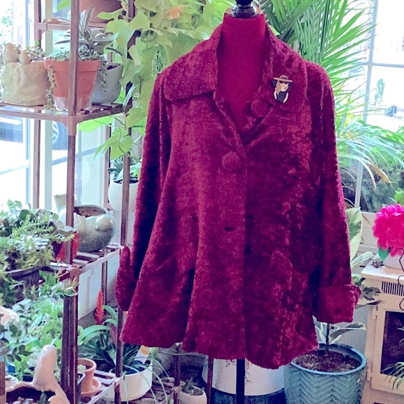 Handmade artisan fall jacket from A Fair in the Park Shadyside Pittsburgh Pa - Picture 4 of 16